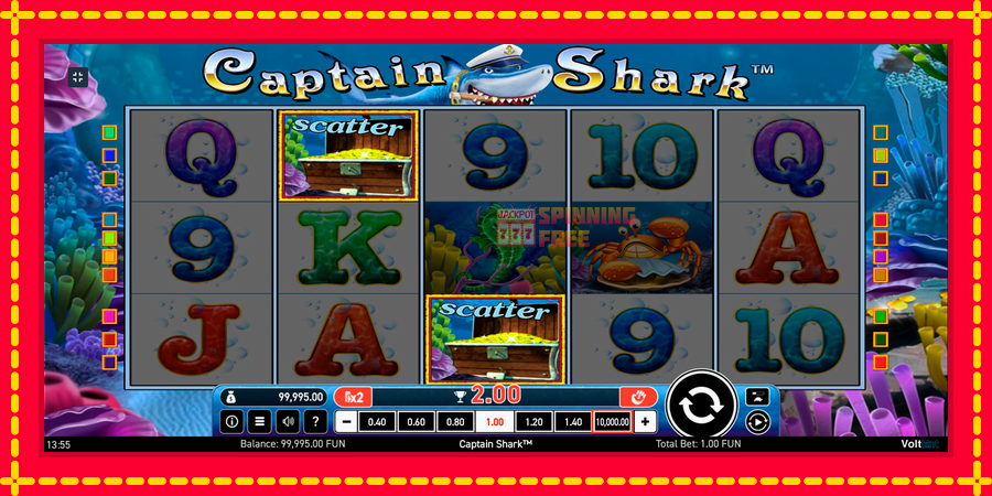 Captain Shark mesin slot dengan animasi cerah, gambar 4