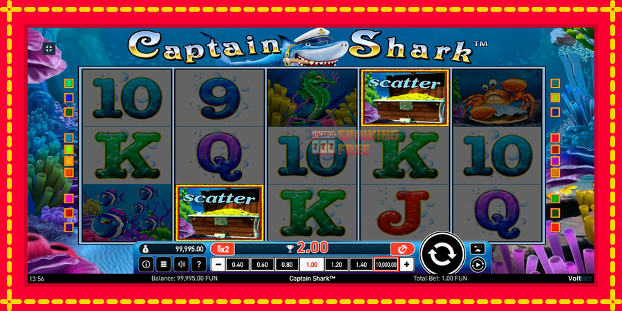 Captain Shark mesin slot dengan animasi cerah, gambar 5