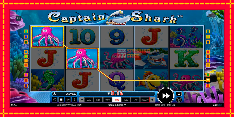 Captain Shark mesin slot dengan animasi cerah, gambar 6