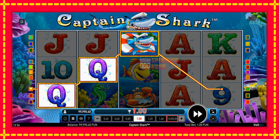 Captain Shark mesin slot dengan animasi cerah, gambar 7