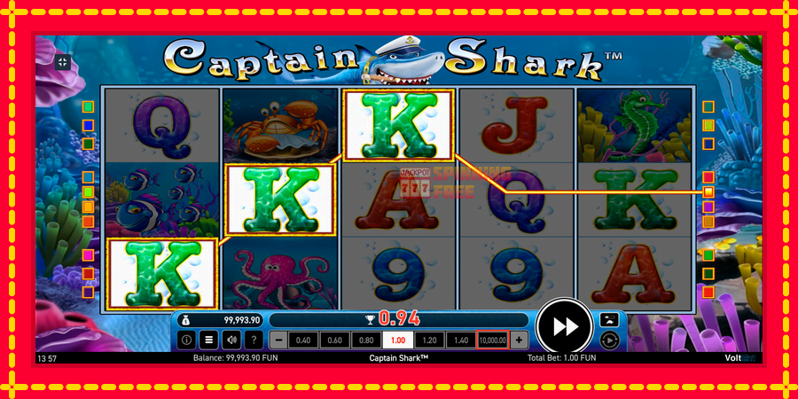 Captain Shark mesin slot dengan animasi cerah, gambar 9