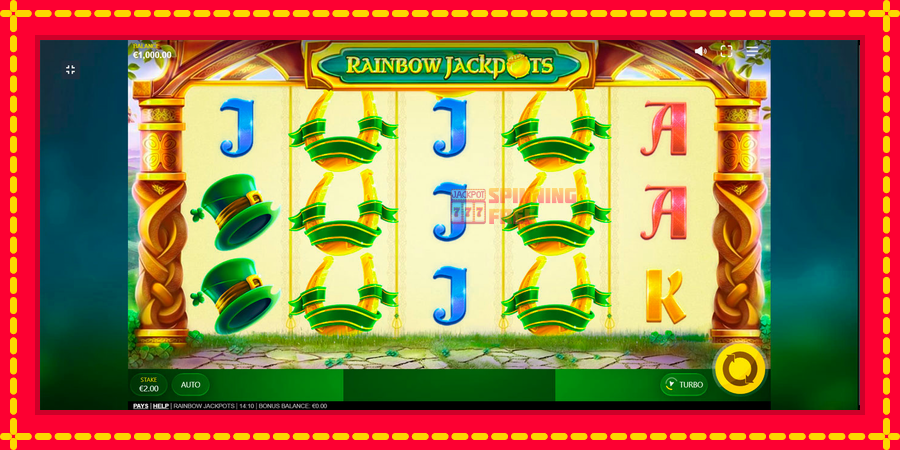 Rainbow Jackpots mesin slot dengan animasi cerah, gambar 1