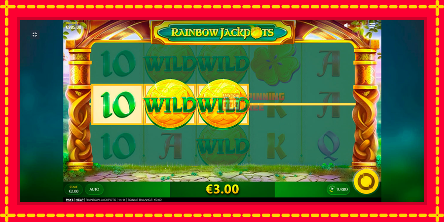 Rainbow Jackpots mesin slot dengan animasi cerah, gambar 3