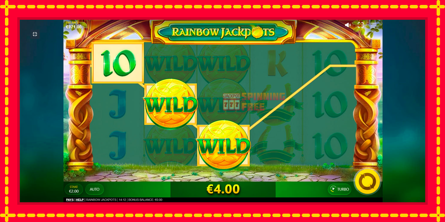 Rainbow Jackpots mesin slot dengan animasi cerah, gambar 4