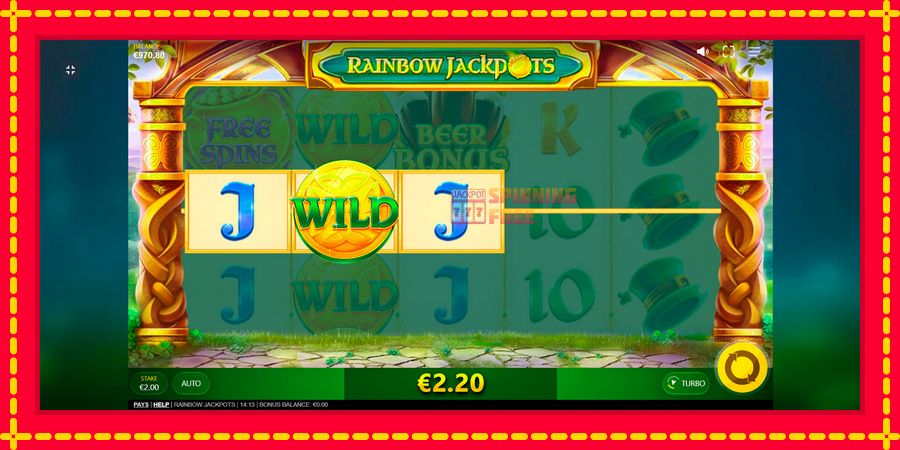 Rainbow Jackpots mesin slot dengan animasi cerah, gambar 7