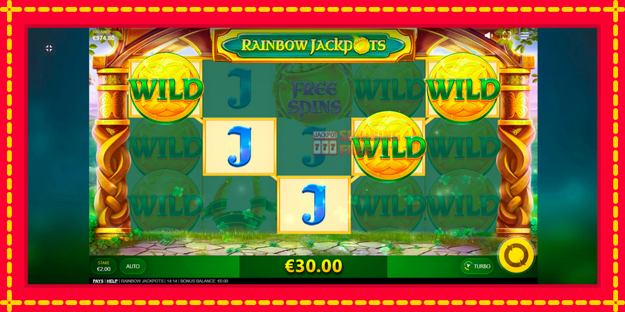 Rainbow Jackpots mesin slot dengan animasi cerah, gambar 10