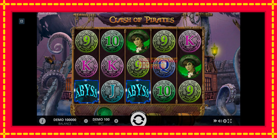 Clash of Pirates mesin slot dengan animasi cerah, gambar 1