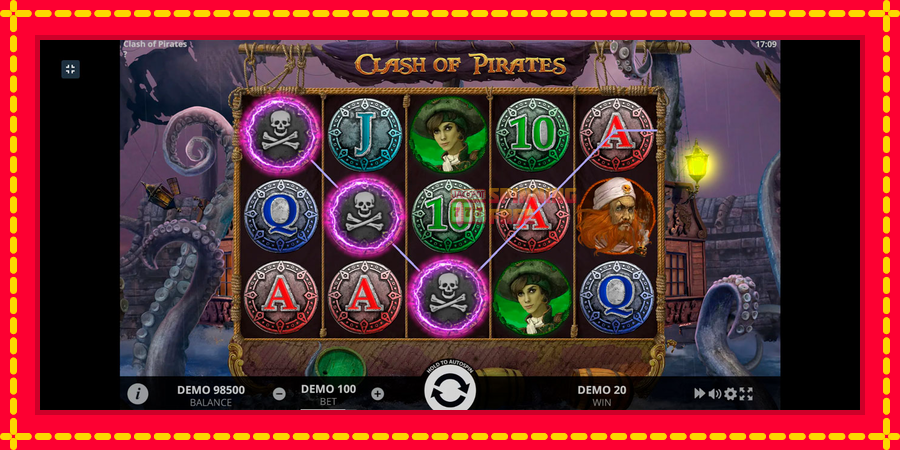 Clash of Pirates mesin slot dengan animasi cerah, gambar 6