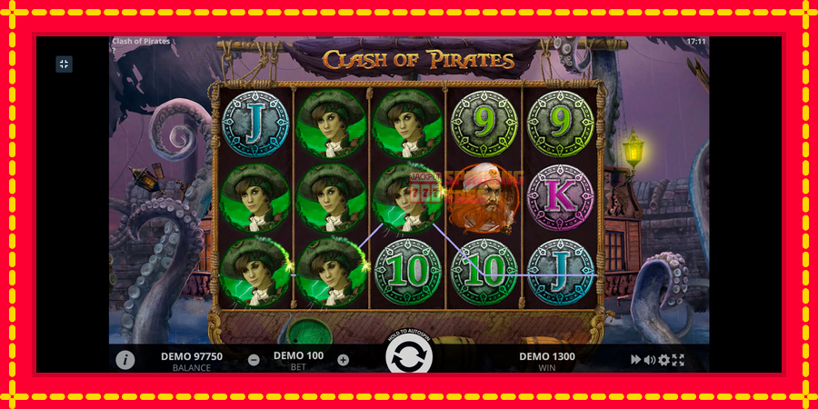 Clash of Pirates mesin slot dengan animasi cerah, gambar 9