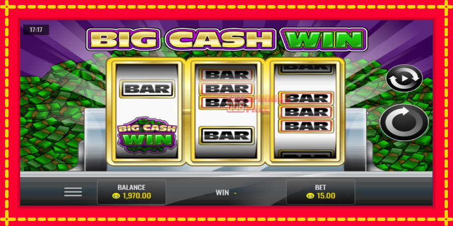 Big Cash Win mesin slot dengan animasi cerah, gambar 2