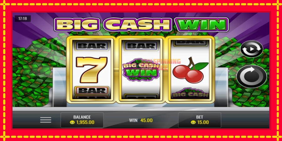 Big Cash Win mesin slot dengan animasi cerah, gambar 3