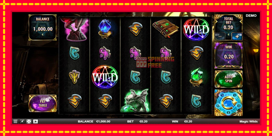 Magic Wilds mesin slot dengan animasi cerah, gambar 2