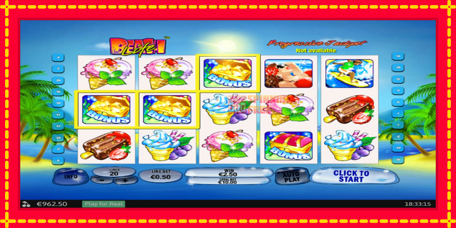 Beach Life mesin slot dengan animasi cerah, gambar 2