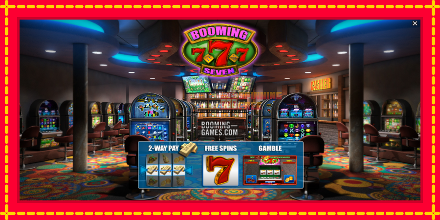 Booming Seven mesin slot dengan animasi cerah, gambar 1