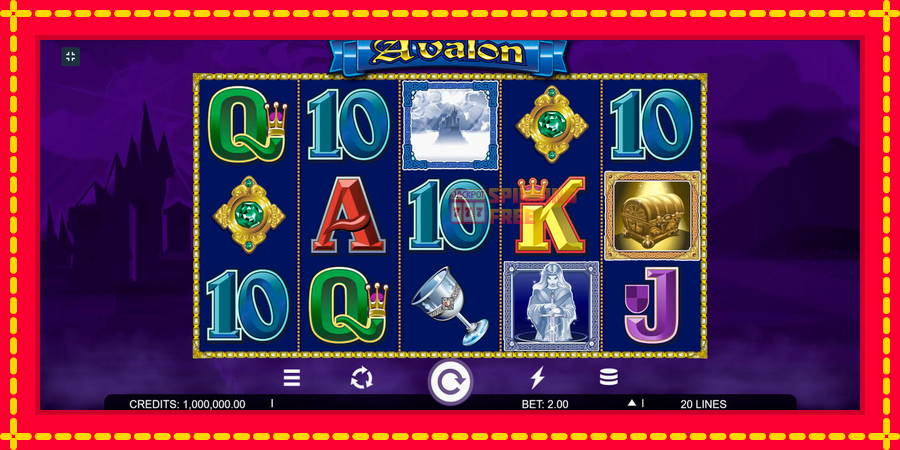 Avalon mesin slot dengan animasi cerah, gambar 1