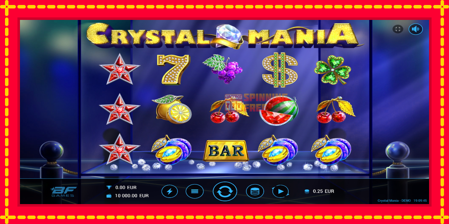 Crystal Mania mesin slot dengan animasi cerah, gambar 1