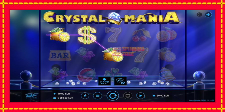 Crystal Mania mesin slot dengan animasi cerah, gambar 2