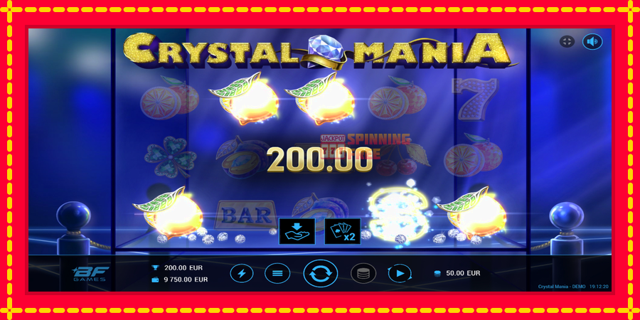 Crystal Mania mesin slot dengan animasi cerah, gambar 4