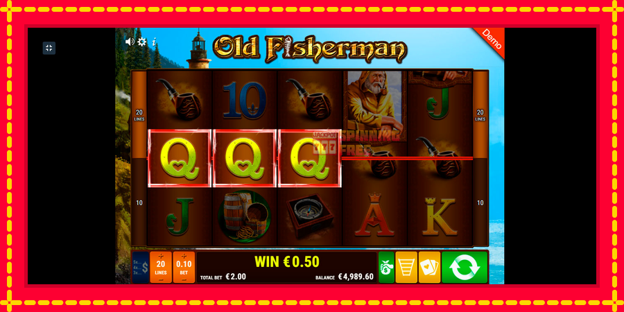 Old Fisherman mesin slot dengan animasi cerah, gambar 5