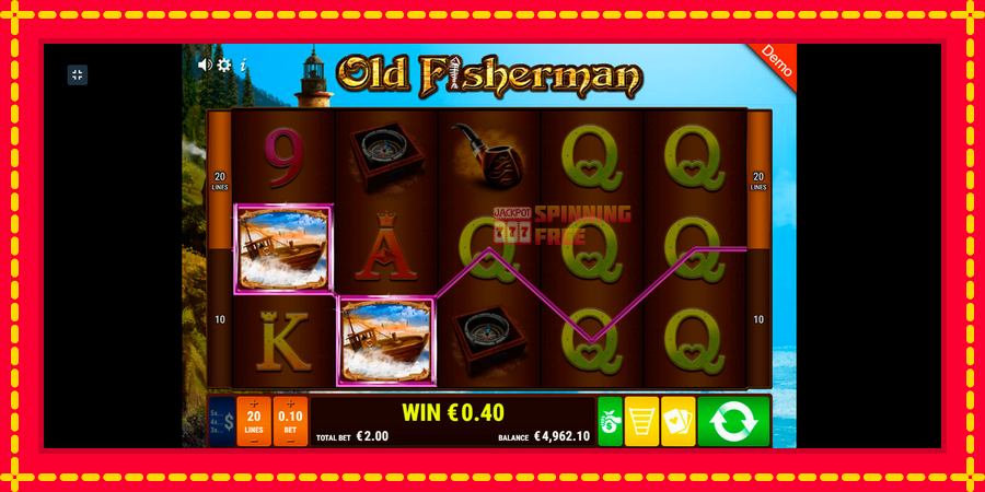 Old Fisherman mesin slot dengan animasi cerah, gambar 6