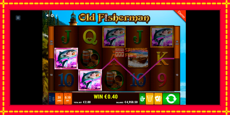 Old Fisherman mesin slot dengan animasi cerah, gambar 7