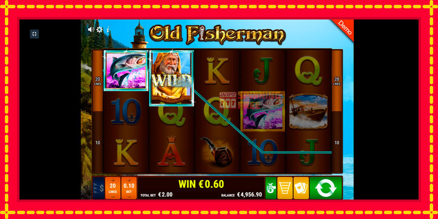 Old Fisherman mesin slot dengan animasi cerah, gambar 8