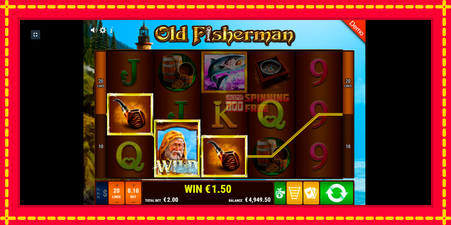 Old Fisherman mesin slot dengan animasi cerah, gambar 9