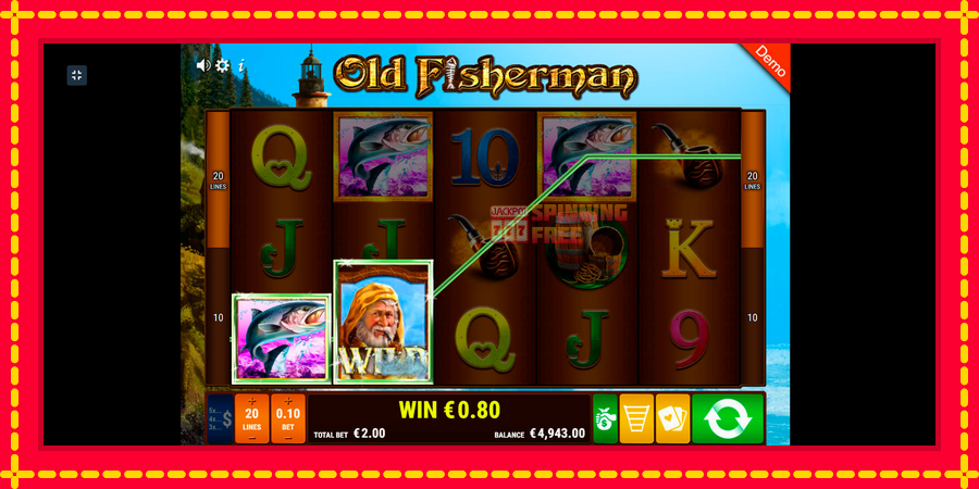 Old Fisherman mesin slot dengan animasi cerah, gambar 10