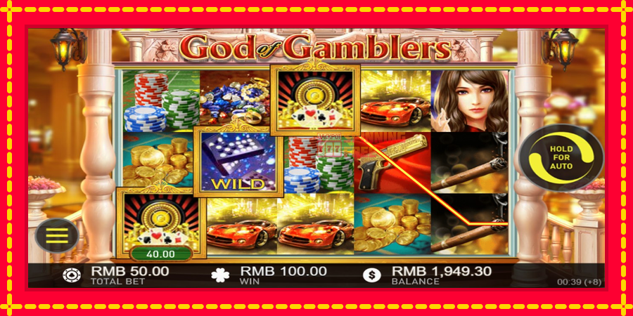 God of Gamblers mesin slot dengan animasi cerah, gambar 4