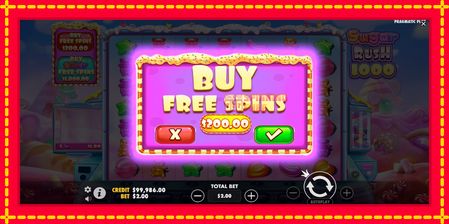 Sugar Rush 1000 mesin slot dengan animasi cerah, gambar 5